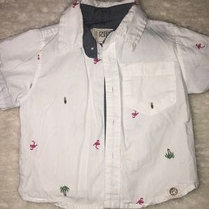 Free Planet Toddler Button Up